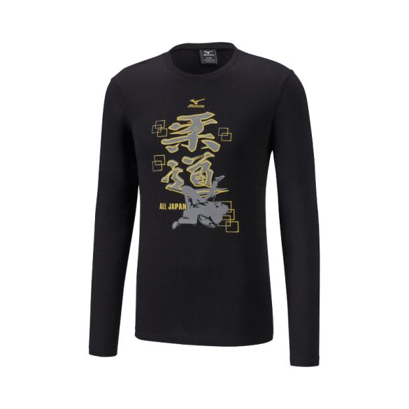 Mizuno Jr Judo LS Tee / Black 116