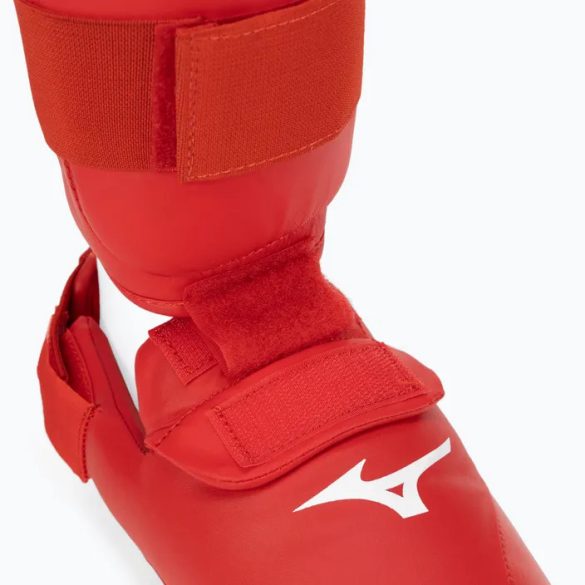 ELŐRENDELHETŐ!Mizuno Karate Instep sípcsont- és lábfejvédő,piros,L