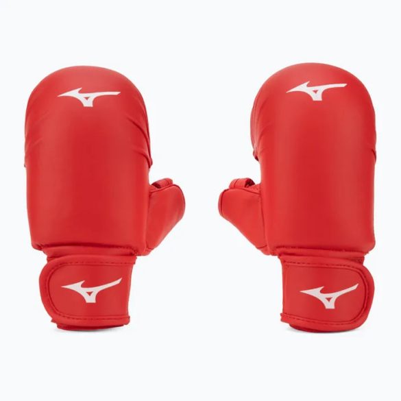 ELŐRENDELHETŐ!Mizuno Karate Protect kézvédő,piros,XL