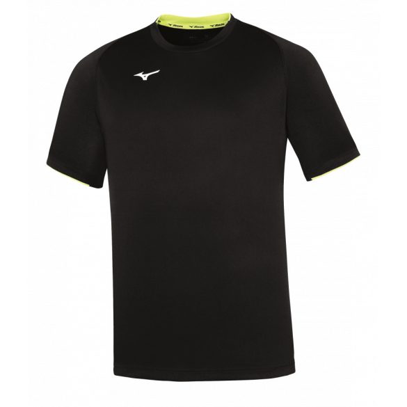 Mizuno Core Tee,fekete,sárga,L