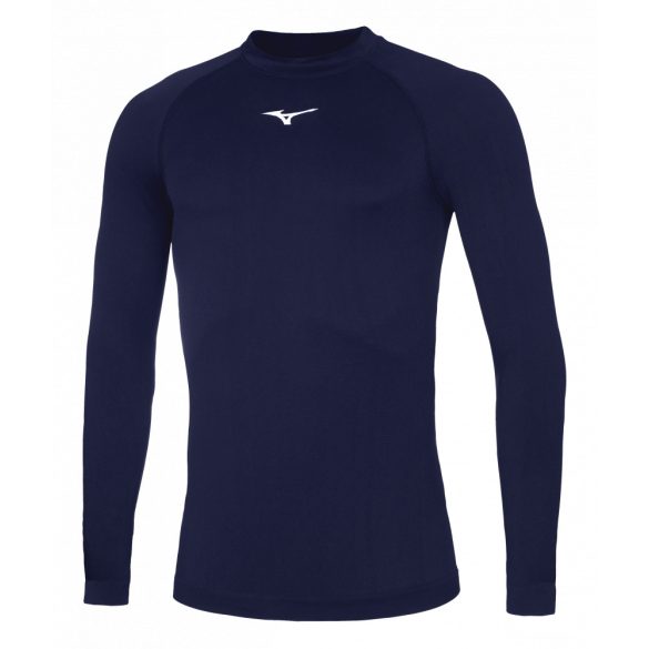 Mizuno Core Long Sleeve Underwear / Navy/WHite S (116-128)