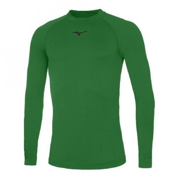 Mizuno Core Long Sleeve Underwear / Green/Black M (140-152)