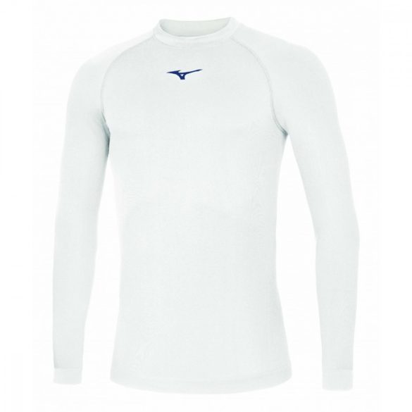 Mizuno Core Long Sleeve Underwear / White/Navy S (116-128)