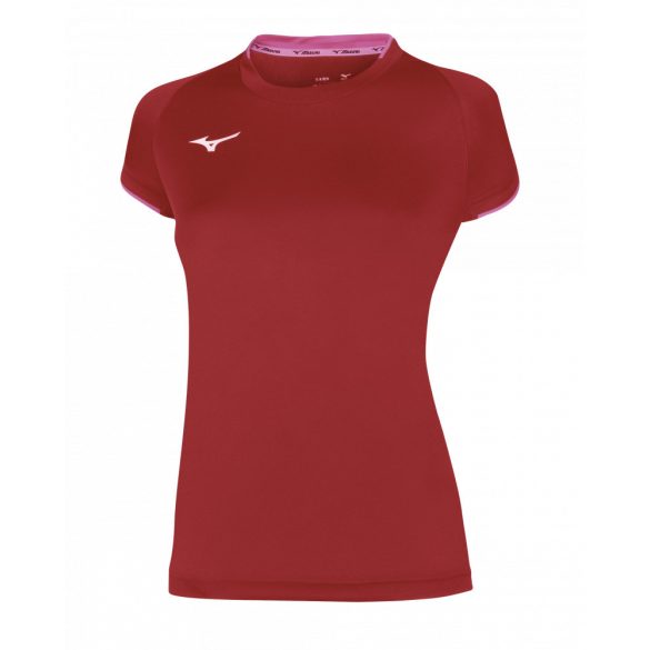 Mizuno Core Rövid ujjú poló,piros,pink színű 3XL