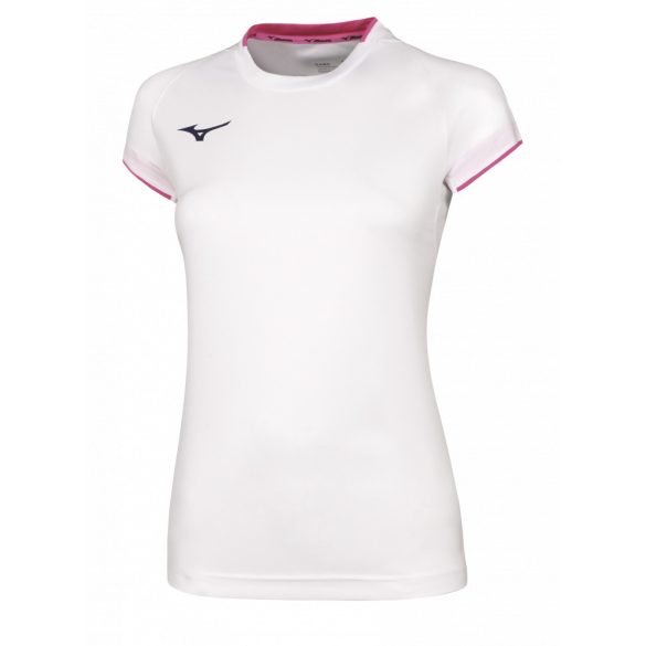 Mizuno Core Rövid ujjú poló,fehér,pink színű 3XL