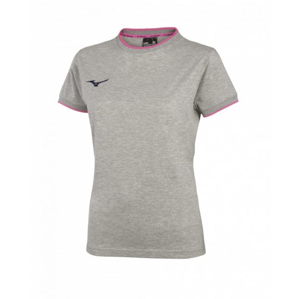 Mizuno Tee szürke,pink L