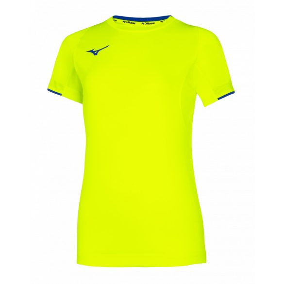 Mizuno Core Short Sleeve Tee Jr / Yellow Fluo/Royal 116