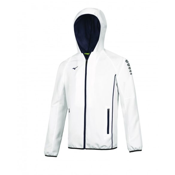 Mizuno Micro Jacket/White/Navy Men 3XL