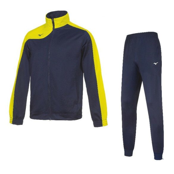 Mizuno Knitted Tracksuit Jr/Navy/Yellow