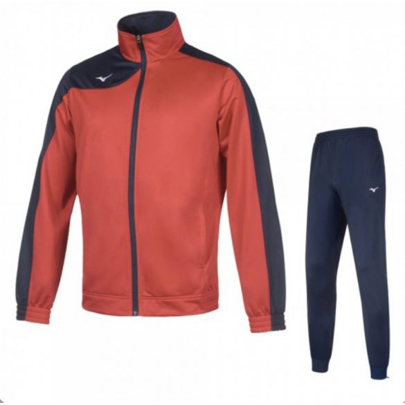 Mizuno Knitted Tracksuit Jr / Red/Navy 