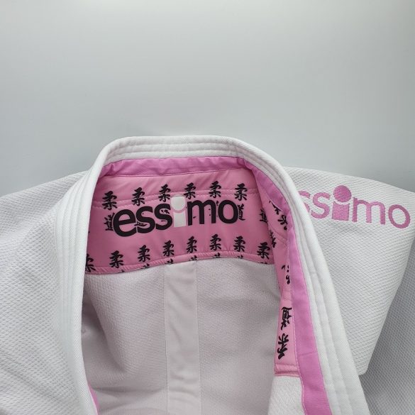 Essimo Wazari Női (Fehér,Pink) Slimfit Judogi judo ruha,150